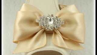 DIY Ribbon Hair Bow Tutorial Bow 8 [upl. by Glad749]