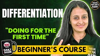 DIFFERENTIATION  BEGINNERS COURSE JEE 2025  2026 FULL PREP FROM BASICS  MATHEMATICALLY INCLINED [upl. by Toney]