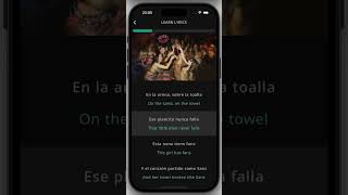 Soltera Lyrics English Translation  Shakira via LyricFluent app learnspanishwithshakira [upl. by Alleahcim]