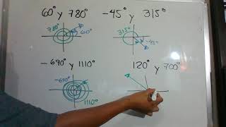Conde Ángulos Coterminales [upl. by Nowtna]