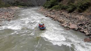 San Lucas Rapid  Marañón River Rafting Peru [upl. by Enoyrt]