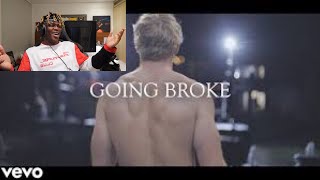 KSI REACTS TO LOGAN PAUL GOING BROKE Antonio Brown Disstrack [upl. by Karissa]