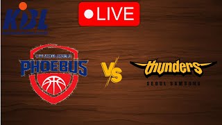 🔴 Live Mobis Phoebus vs Seoul Thunders  Live Play By Play Scoreboard [upl. by Eznyl265]