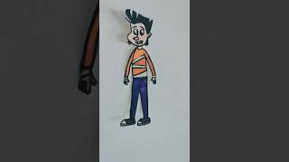 Titoos friend drawing  titoos friend ganna  titoo cartoon 😃😀 [upl. by Asirehc]