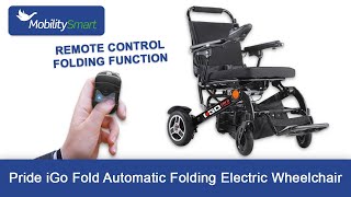 Pride iGo Fold Automatic Folding Electric Wheelchair [upl. by Notled]