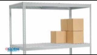 Globalindustrialcom Boltless Wide Span Storage Racks [upl. by Janaya795]