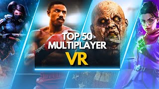 TOP 50 BEST MULTIPLAYER VR GAMES OF 2024 [upl. by Neil]