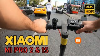 Xiaomi Mi Pro 2 amp Mi 1S Electric Scooter  Istanbul Ride Environment Sound Only 4K [upl. by Kentiga]