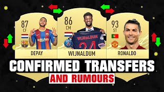 FIFA 22  NEW CONFIRMED TRANSFERS amp RUMOURS 🤪🔥 ft Wijnaldum Ronaldo Depay etc [upl. by Brill]