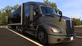 Kenworth T680  ATS  From Coalville Utah to Salem Oregon  Steering Wheel Gameplay [upl. by Nylaret]