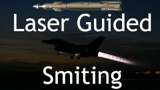 Falcon 4 BMS Laser Guided Smiting [upl. by Ytisahcal91]