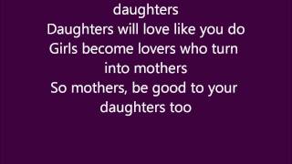 John Mayer Daughters Lyrical Video [upl. by Hetty]