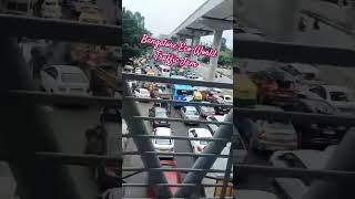 EcoWorld Bellandur Traffic Jam Today due to heavy rain bangalore traffic jam heavyrainain rain [upl. by Aramen]