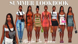 SUMMER LOOKBOOK CC FOLDER ♥  Sims 4 CC Clothes  Sims 4 CC Folder  Sims 4 CC  Sims 4 Clothes [upl. by Adine]