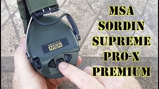 Best Hearing Protection for Shooting MSA Sordin Supreme ProX Premium Edition Review [upl. by Grubb]