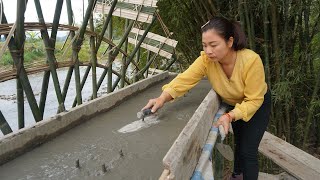 Building System Wheel Pump Take Water  Pour troughs to collect water from the water wheel [upl. by Aicnorev95]