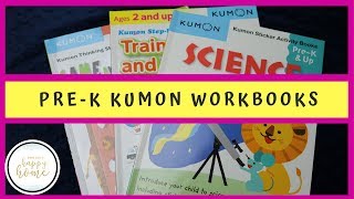 Kumon Workbooks  PreK Curriculum Review  Kumon PreK Science and Kumon Trains Planes amp More [upl. by Mcgray]