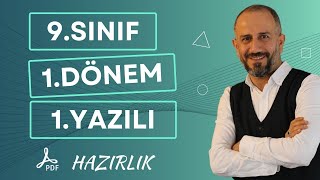 9Sınıf Matematik 1Dönem 1Yazılı  Mantık Kümeler öğrenmegarantili [upl. by Haymes]