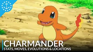 Charmander  Stats Moves Evolution amp Locations  The Pokemon Pokedex Podcast With Rhys amp Felicity [upl. by Yakcm]