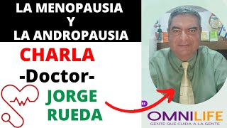 🟠La MENOPAUSIA Mujer y La ANDROPAUSIA Hombre Doctor JORGE RUEDA Entrenamiento de SALUD💻 EN VIVO [upl. by Landy]