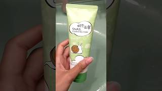 Snail Cleansing Foam Does Wonders kbeautyskincare skincareproducts skincaretips [upl. by Attenej]