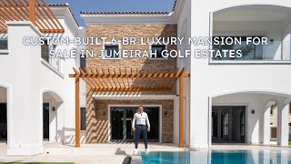 Custom built LUXURY 6BR mansion upgraded with cinema and gym in Jumeirah Golf Estates [upl. by Holbrook]