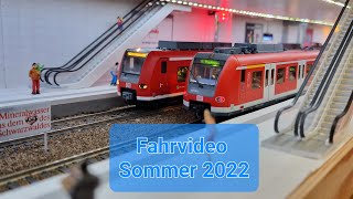 Großes Fahrvideo und viele Neuheiten auf meiner Modelleisenbahn  Sommer 2022 [upl. by Lled]