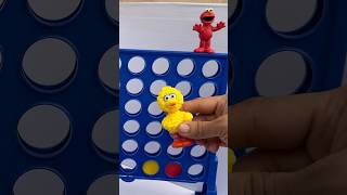 Sesame Street Big bird amp Elmo playing connect 4 game toys connect4 bigbird elmo sesamestreet [upl. by Ariec]