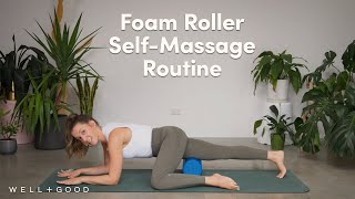 15 Minute Guided Foam Roller Workout for SelfMassage with GoChloPilates Good Moves  WellGood [upl. by Halsted]