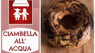 CIAMBELLONE VEGANO BICOLORE ALLACQUA Alto e Soffice  Facile Senza Latte Burro e Uova2CK [upl. by Klump]