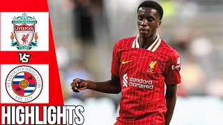 Liverpool vs Reading  All Goals amp Highlights  U21 Premier League 2  301124 [upl. by Ecnaiva]