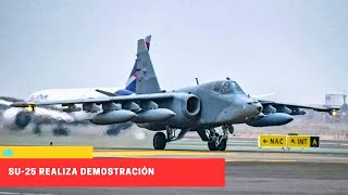 Demostración del SU25 de la Fuerza Aérea del Perú peru [upl. by Lekcar]