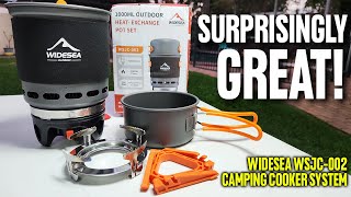 I Found the BEST Budget Camping Cooker System You Wont Believe the Price  WIDESEA WSJC002 [upl. by Naihs]