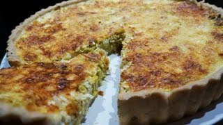 Recette de cuisine  Quiche 100 maison poireaux curry [upl. by Jayne]