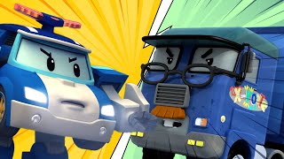 POLI Met a Villain  POLI Special Episodes  Brave Rescue Team  Cartoons for Kids  Robocar POLI TV [upl. by Anyad]