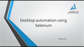 Desktop automation using Selenium [upl. by Leeda]