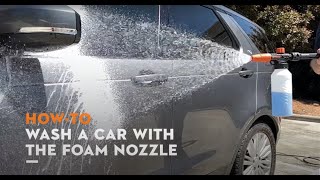 HOW TO Wash a car with a foam nozzle [upl. by Malcah]