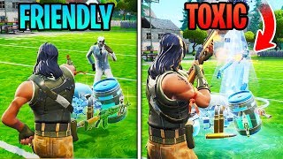 Pretending To Be A FRIENDLY DEFAULT In Solos Then Turning TOXIC Fortnite [upl. by Cedric608]