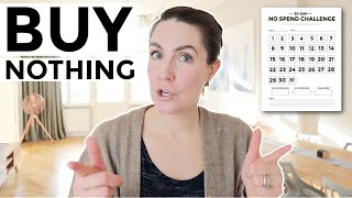 💰 NO SPEND CHALLENGE » 8 Spending Freeze Tips to NO BUY and Save More Money  FRUGAL LIVING [upl. by Knepper]