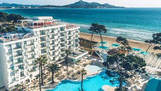 IBEROSTAR ALCUDIA PARK  Great Family BEACHFRONT Hotel in MALLORCA SPAIN full tour 4K [upl. by Philis]