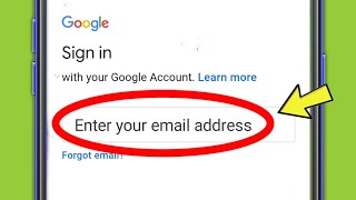 Enter Your Email Address Kaise Dale  Enter Your Email Address Google Account [upl. by Cyma]