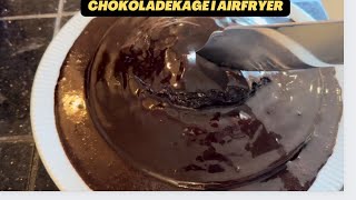 Chokoladekage i Airfryer  Danmark [upl. by Livingstone]