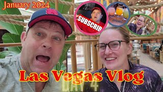 Las Vegas Vlog Jan 2024 Day  Did we have too many Margaritas [upl. by Itnuahsa459]