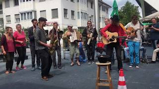 2017 08 12 Gomera Street Band am Blauen Platz in Lustenau Kurzversion [upl. by Cartwright]