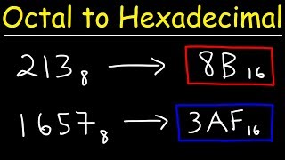 Octal to Hexadecimal Conversion  The Easy Way [upl. by Nov]