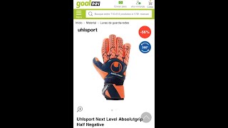 Site Goalinn tradeinn é confiável Unboxing luva Uhlsport absolut Grip [upl. by Peterus382]