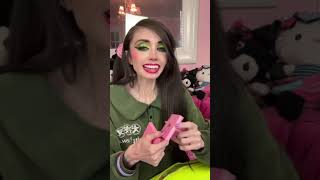 Eugenia Cooney Opening Up Her Mystery Bag From Jeffree Star Cosmetics  TikTok July 19 2024 [upl. by Nadnal873]