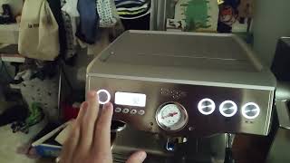 Breville  Sage Dual Boiler  Steam Wand Not Working Pump Whirring After Descaling Fix [upl. by Dlorag]