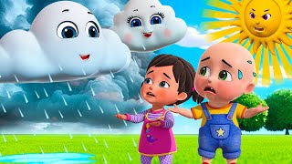 Badal Raja  Pani Barsa Chhaam Chhaam  Barish aayi  Hindi Nursery Rhymes amp Kids Balgeet Poems [upl. by Mahda]