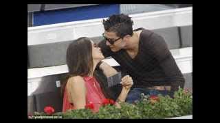 Cristiano Ronaldo kisses Irina at tennis match [upl. by Adne713]